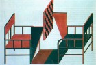 Alexander Rodchenko, desenho para o clube de trabalhadores, instalação da Exposição Internacional de Artes Decorativas e Industriais Modernas de Paris, 1925