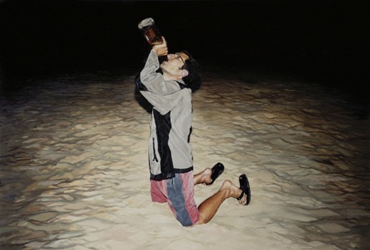 Noite estrelada, Arlindo Silva, 2005. Óleo sobre tela. 57 x 84,5 cm 